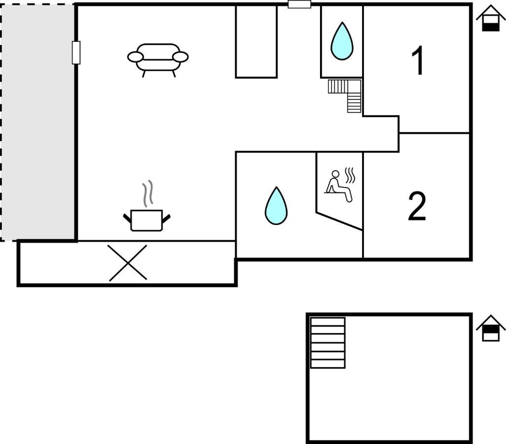 2 Bedroom Nice Home In Dagebuell Ngoại thất bức ảnh